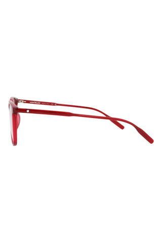 Montblanc MB0089OK Transparent Burgundy Eyeglasses-AmbrogioShoes