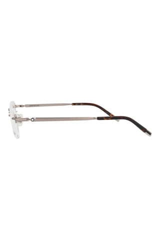 Montblanc MB0132O Semimatte Light Ruthenium Eyeglasses-AmbrogioShoes