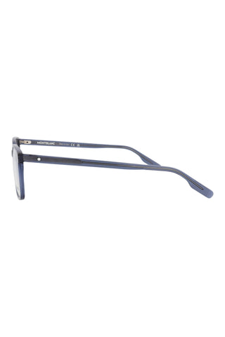 Montblanc MB0152O Transparent Blue Eyeglasses-AmbrogioShoes
