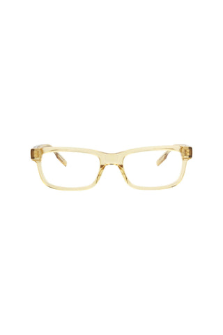 Montblanc MB0179O Transparent Pale Orange Eyeglasses-AmbrogioShoes