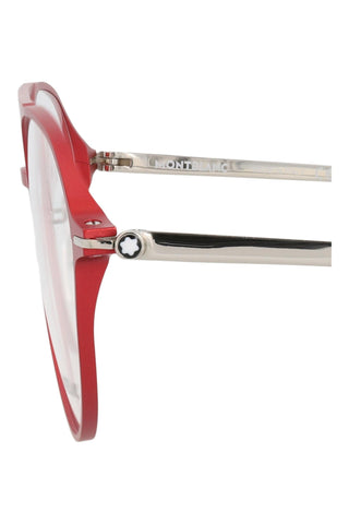 Montblanc MB0195O Semimatte Red Eyeglasses-AmbrogioShoes