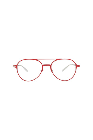 Montblanc MB0195O Semimatte Red Eyeglasses-AmbrogioShoes