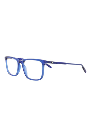 Montblanc MB0197O Transparent Ink Blue Eyeglasses-AmbrogioShoes