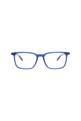 Montblanc MB0197O Transparent Ink Blue Eyeglasses-AmbrogioShoes