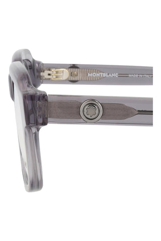 Montblanc MB0202O Transparent Grey Eyeglasses-AmbrogioShoes