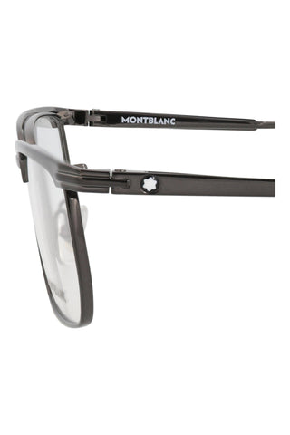 Montblanc MB0219O Dark Ruthenium Eyeglasses-AmbrogioShoes