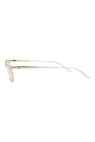 Montblanc MB0219O Light Gold Eyeglasses-AmbrogioShoes