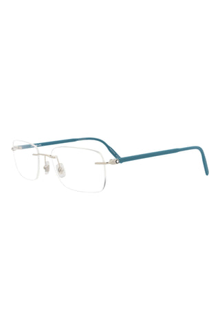 Montblanc MB0221O Silver Eyeglasses-AmbrogioShoes