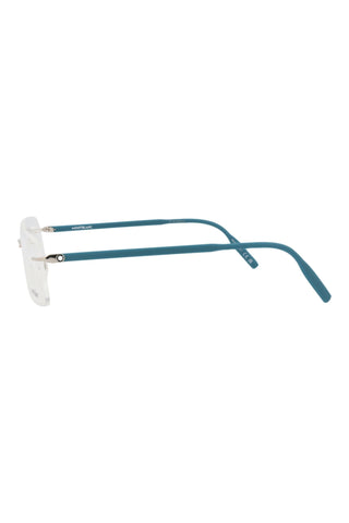 Montblanc MB0221O Silver Eyeglasses-AmbrogioShoes