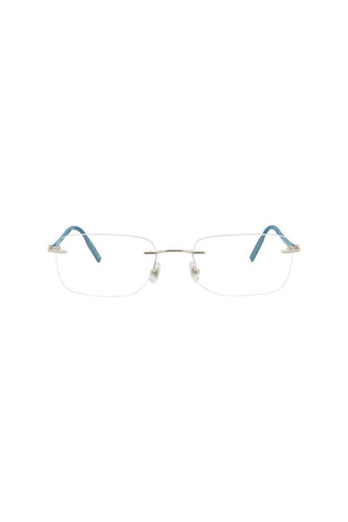 Montblanc MB0221O Silver Eyeglasses-AmbrogioShoes