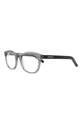 Montblanc MB0229O Transparent Grey Eyeglasses-AmbrogioShoes