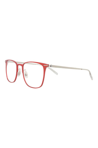 Montblanc MB0232O Semimatte Red Eyeglasses-AmbrogioShoes