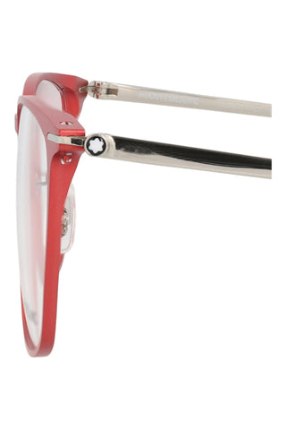 Montblanc MB0232O Semimatte Red Eyeglasses-AmbrogioShoes