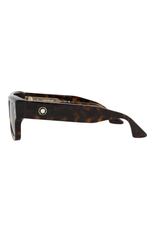 Montblanc MB0253S DARK HAVANA Sunglasses-AmbrogioShoes