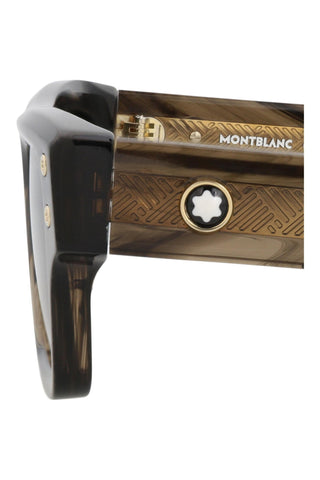 Montblanc MB0253S TRANSPARENT MUD MELANGE Sunglasses