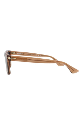 Montblanc MB0263S Transparent Light Brown Sunglasses