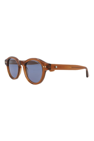 Montblanc MB0287S TRANSPARENT GINGERBREAD BROWN Sunglasses-AmbrogioShoes