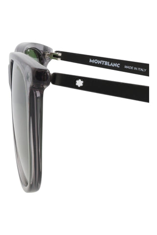 Montblanc MB0330S Transparent Grey Sunglasses-AmbrogioShoes