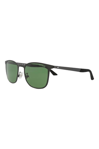 Montblanc MB0331S SEMIMATTE DARK RUTHENIUM Sunglasses-AmbrogioShoes