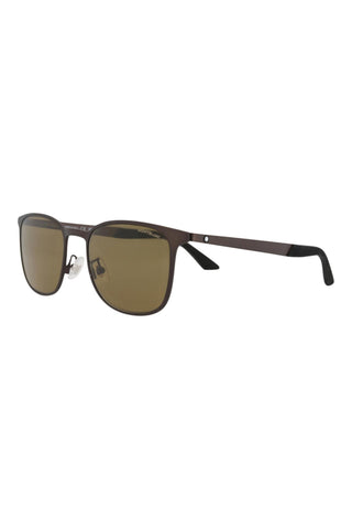 Montblanc MB0331S SEMIMATTE TRANSPARENT VARNISHED BLACK-REDDISH Sunglasses-AmbrogioShoes