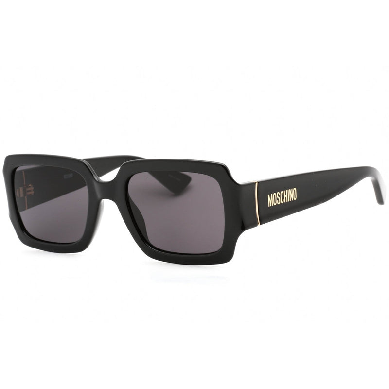 Moschino MOS063/S Sunglasses Black / Grey Women's-AmbrogioShoes