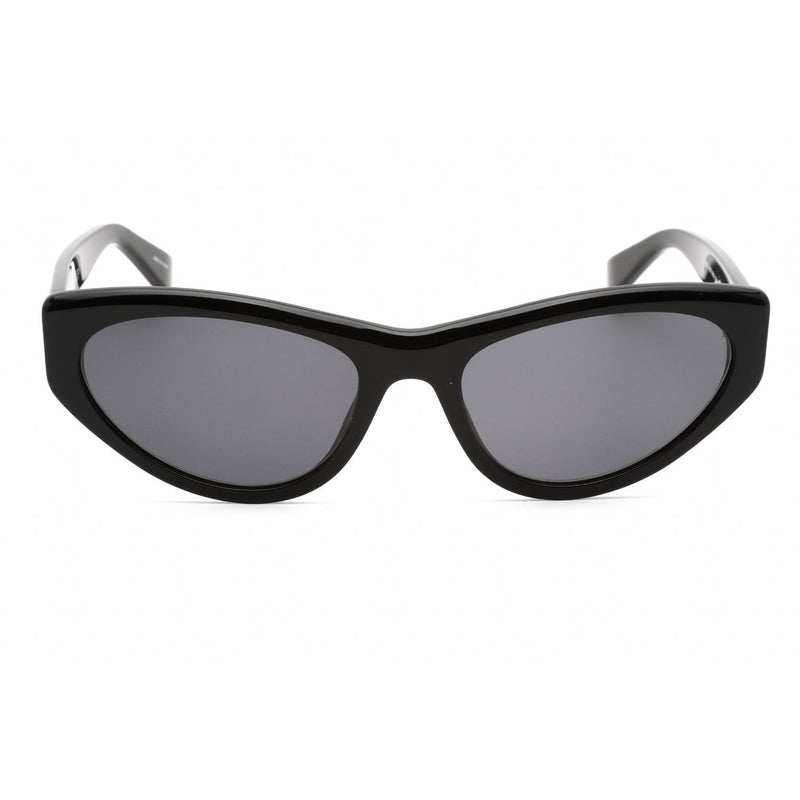 Moschino MOS077/S Sunglasses BLACK / GREY-AmbrogioShoes