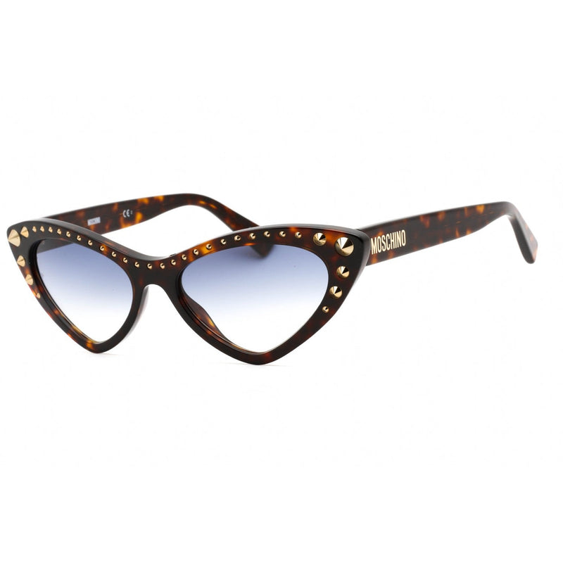 Moschino MOS093/S Sunglasses HVN / DK BLUE SF Women's-AmbrogioShoes