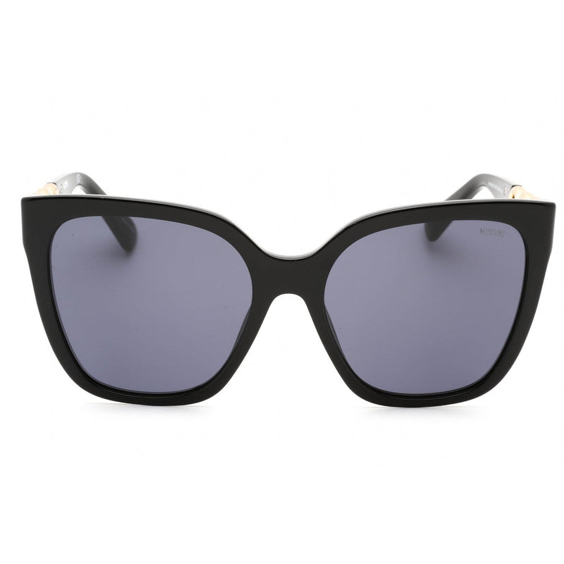 Moschino MOS098/S Sunglasses BLACK/GREY Women's-AmbrogioShoes