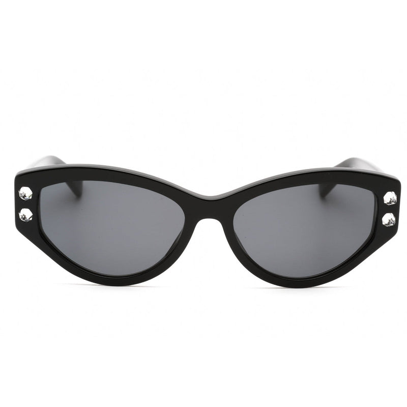 Moschino MOS109/S Sunglasses BLACK/GREY Women's-AmbrogioShoes