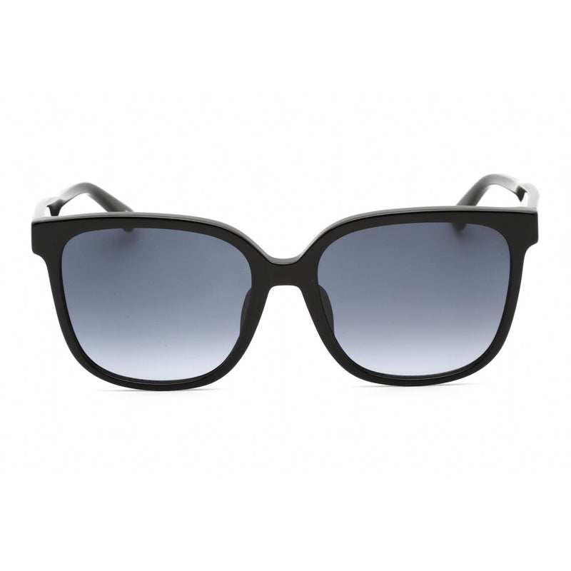 Moschino MOS134/F/S Sunglasses Black Pattern / Dark Grey Sf Women's-AmbrogioShoes