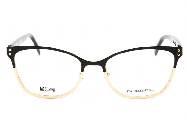 Moschino MOS511 Eyeglasses BLK GOLD/Clear demo lens-AmbrogioShoes