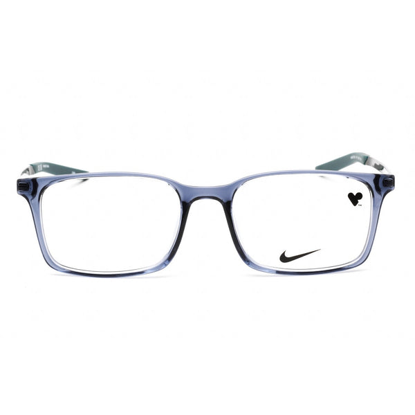 Nike 7282 Eyeglasses Blue / Clear Lens-AmbrogioShoes