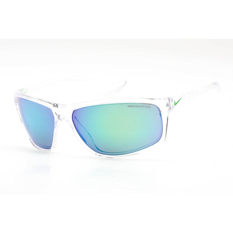 Nike ADRENALINE M EV1113 Sunglasses Clear/Grey / Green-AmbrogioShoes