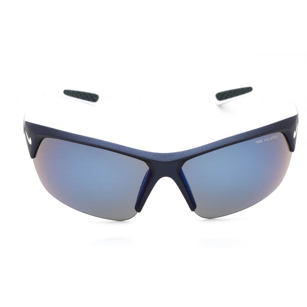 Nike EV0525 Sunglasses MATTE OBISDIAN / BLUE FLASH LENS-AmbrogioShoes