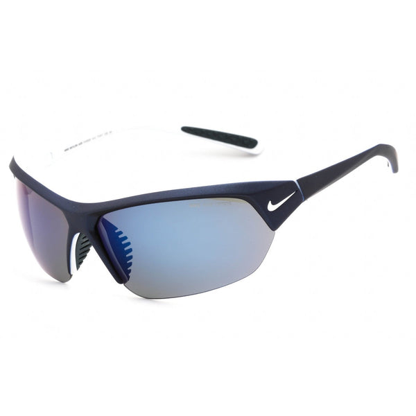 Nike EV0525 Sunglasses MATTE OBISDIAN / BLUE FLASH LENS-AmbrogioShoes