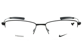 Nike NIKE 6045 Eyeglasses Black/Clear demo lens-AmbrogioShoes