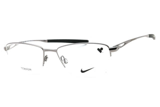 Nike NIKE 6045 Eyeglasses Gunmetal/Clear demo lens-AmbrogioShoes
