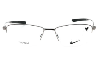 Nike NIKE 6045 Eyeglasses Gunmetal/Clear demo lens-AmbrogioShoes