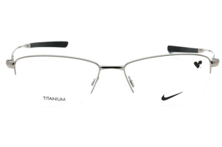 Nike NIKE 6045 Eyeglasses Gunmetal/Clear demo lens-AmbrogioShoes