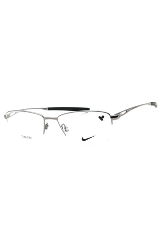 Nike NIKE 6045 Eyeglasses Gunmetal/Clear demo lens-AmbrogioShoes