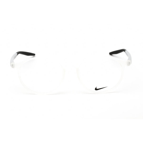 Nike NIKE 7264AF Eyeglasses MATTE CLEAR/BLACK/Clear demo lens-AmbrogioShoes