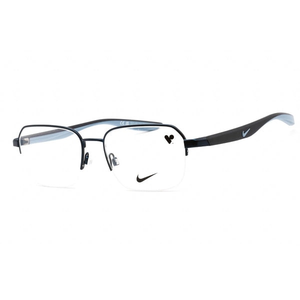 Nike NIKE 8152 Eyeglasses Satin Navy / Clear Lens-AmbrogioShoes