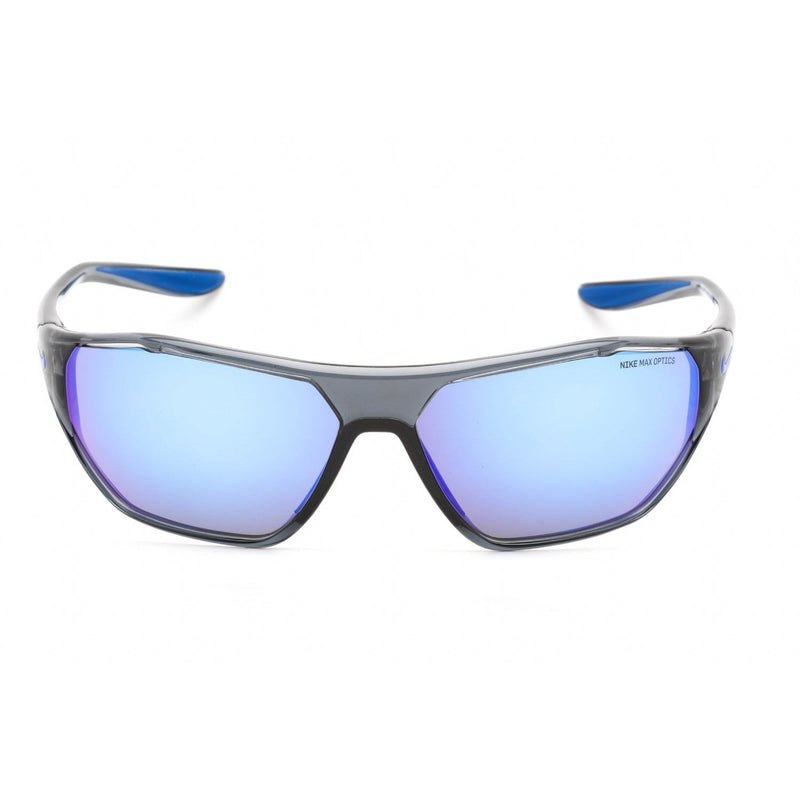 Nike NIKE AERO DRIFT M DQ0997 Sunglasses Dark Grey / Blue Mirror-AmbrogioShoes