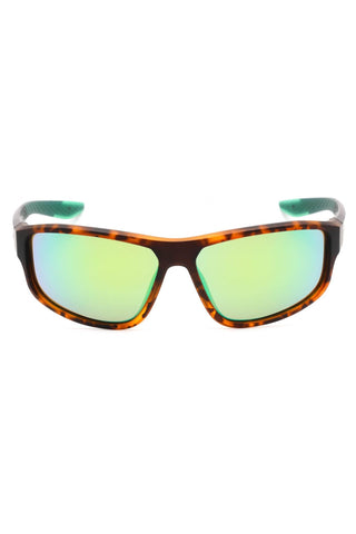 Nike NIKE BRAZEN FUEL M DJ0803 Sunglasses Matte Tortoise / Green Mirror-AmbrogioShoes