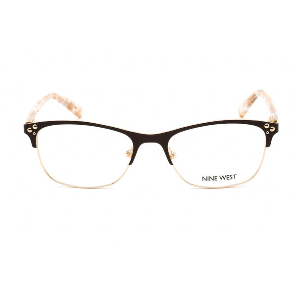 Nine West NW1082 Eyeglasses Brown / Clear Lens-AmbrogioShoes