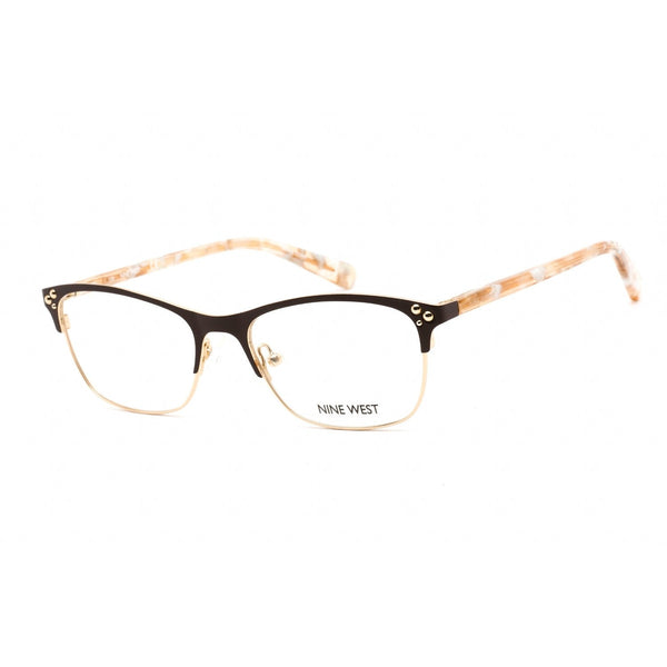 Nine West NW1082 Eyeglasses Brown / Clear Lens-AmbrogioShoes