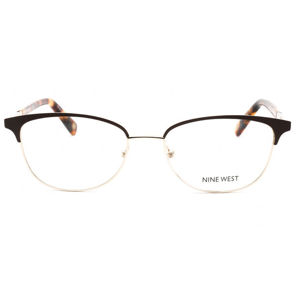 Nine West NW1091 Eyeglasses BROWN/Clear demo lens-AmbrogioShoes