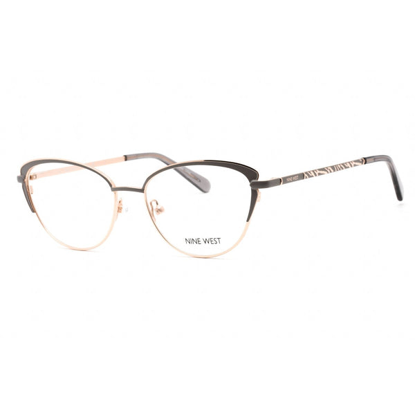 Nine West NW1104 Eyeglasses GREY/ROSE GOLD/Clear demo lens-AmbrogioShoes