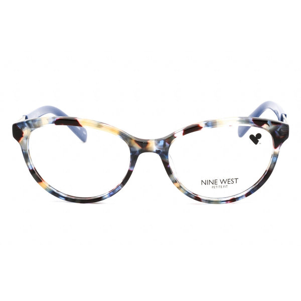 Nine West NW5185 Eyeglasses BLUE PEARLIZED TORTOISE/Clear demo lens-AmbrogioShoes