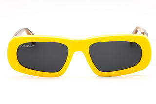 Off White AUSTIN plastic Oval Unisex's Sunglasses-AmbrogioShoes